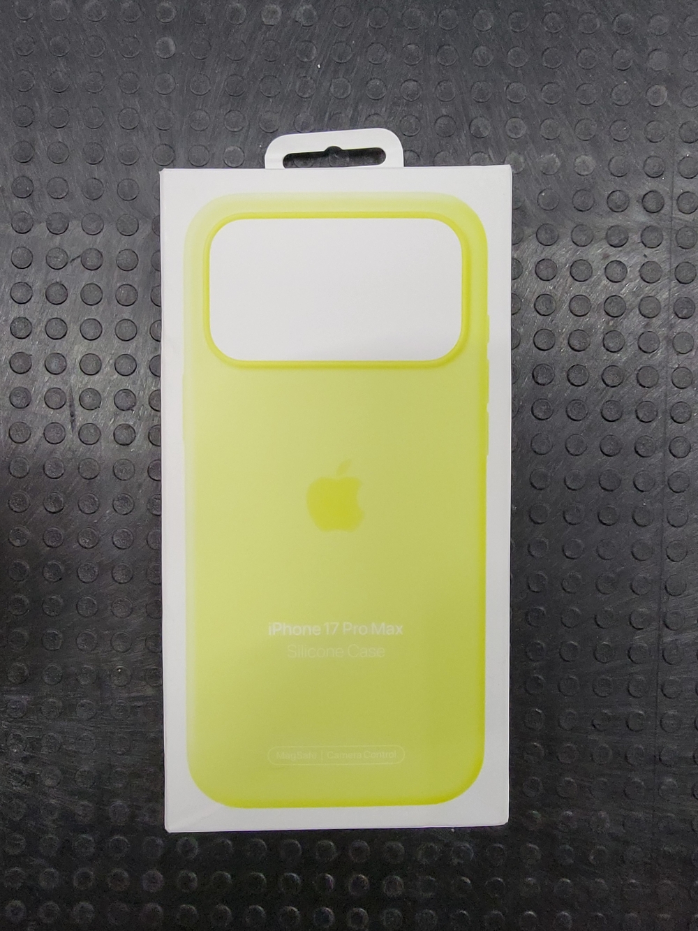 Apple Authentic Silicone Case for iPhone 17 Pro Max - Neon Yellow